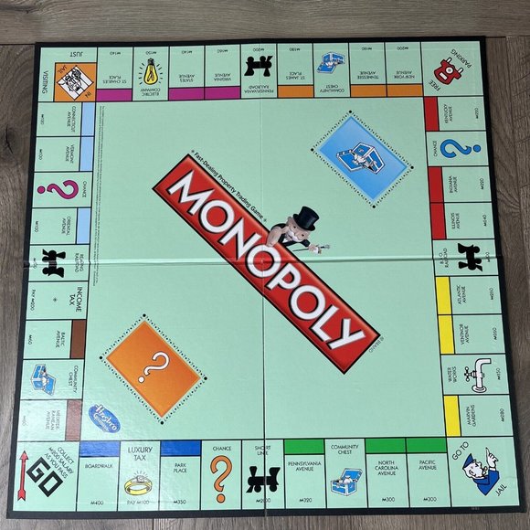 Monopoly Classic Board Game #00009 With The Cat Token Hasbro Complete 2013 - Picture 4 of 12